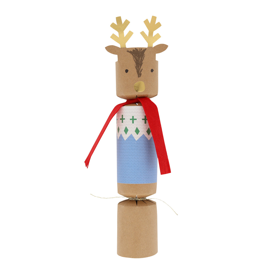 Our reindeer Christmas crackers, are so adorable and will look amazing on your festive party table.