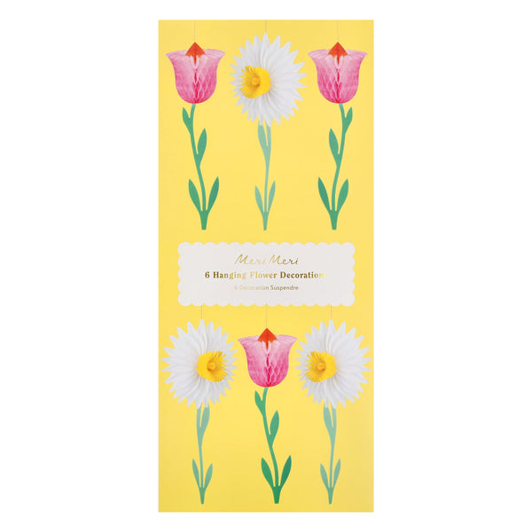 Our hanging decorations are big and beautiful honeycomb flowers, perfect to add springtime beauty to any celebration. Image6