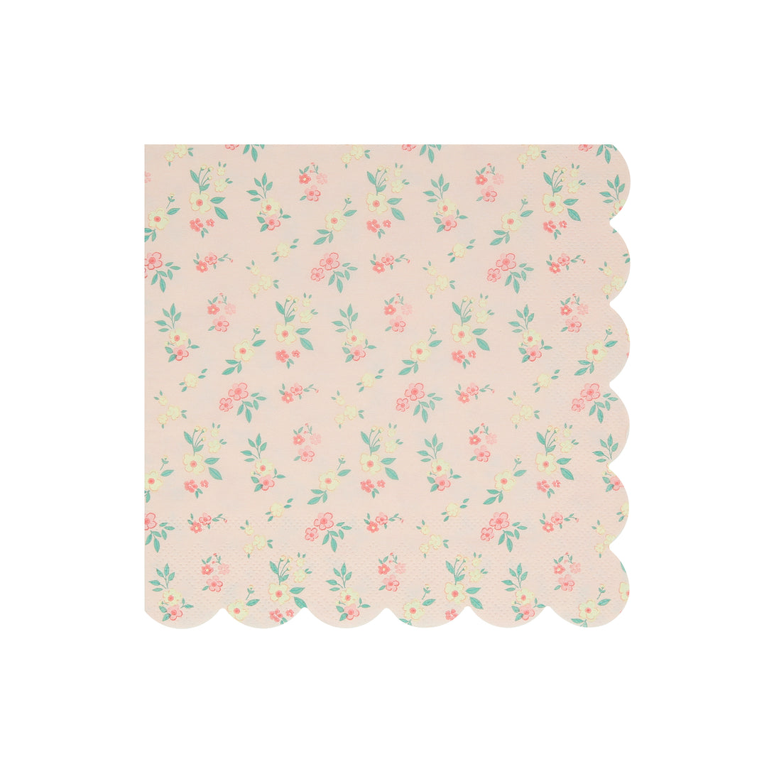 Our floral napkins, in a large size, are the ideal paper napkins for any special party or meal.