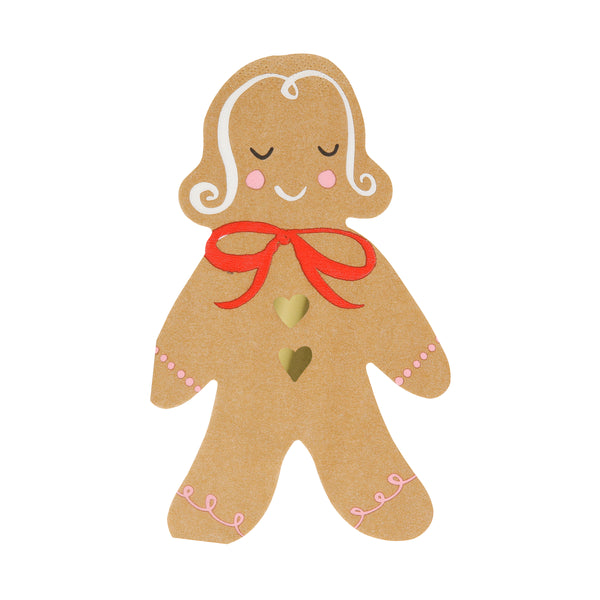 If you want fun Christmas paper napkins then our party napkins with gingerbread men designs, and a stylish gingham print, are perfect. Image4