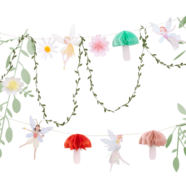 Our fairy birthday party collection includes a beautiful fairy party decoration and fairy themed tableware.  Image2