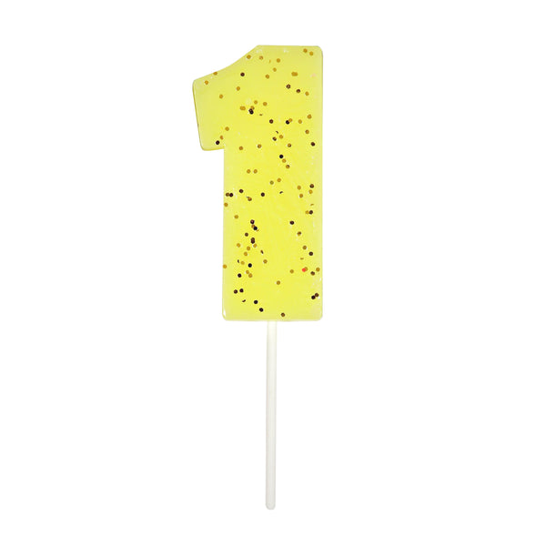 Yellow Number 1 Candle,Yellow Number 1 Candle Image1