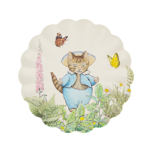 Our small melamine plates for kids feature Peter Rabbit and all his friends, perfect as picnic plates. Image1