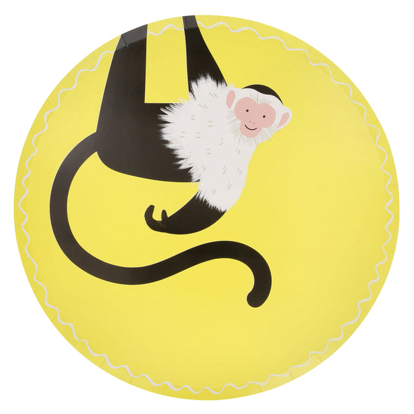 Our paper plates, featuring rainforest animals and bright plates are the perfect jungle party decorations. Image9