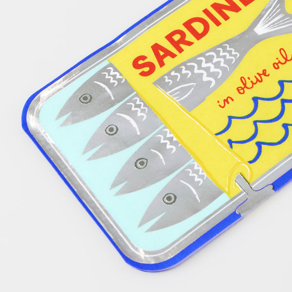 Our party napkins, made from paper, are designed to look like a tin of sardines, perfect for an ocean-themed party or summer celebration. Image3
