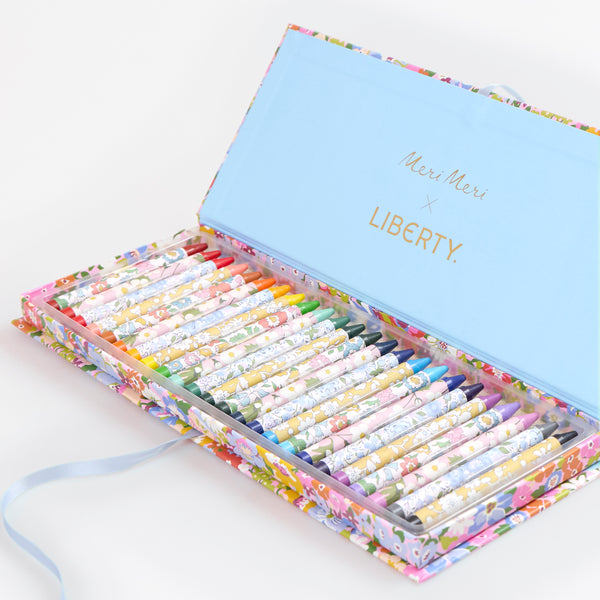 Kids will love our Liberty crayon box, with 24 wax crayons featuring Liberty designed protective sleeves, a creative gift for kids. Image4