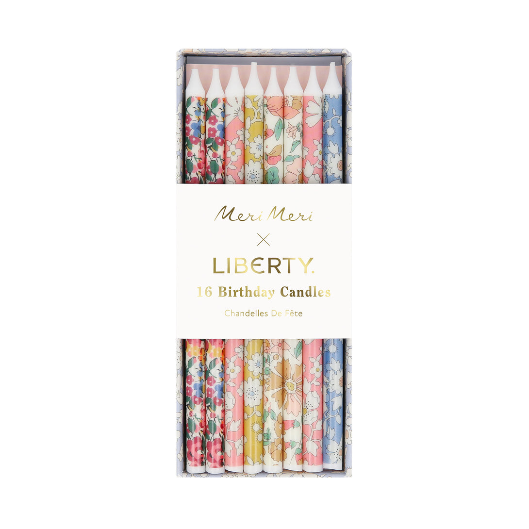 Meri Meri x Liberty Mixed Print Party Candles