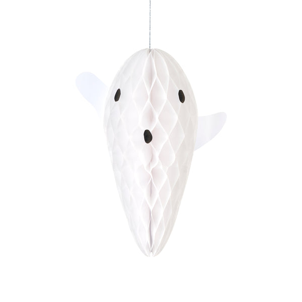 Add our honeycomb hanging ghost decorations to your Halloween party decor for a fabulous floaty 3D effect in the porch or windows. Image4