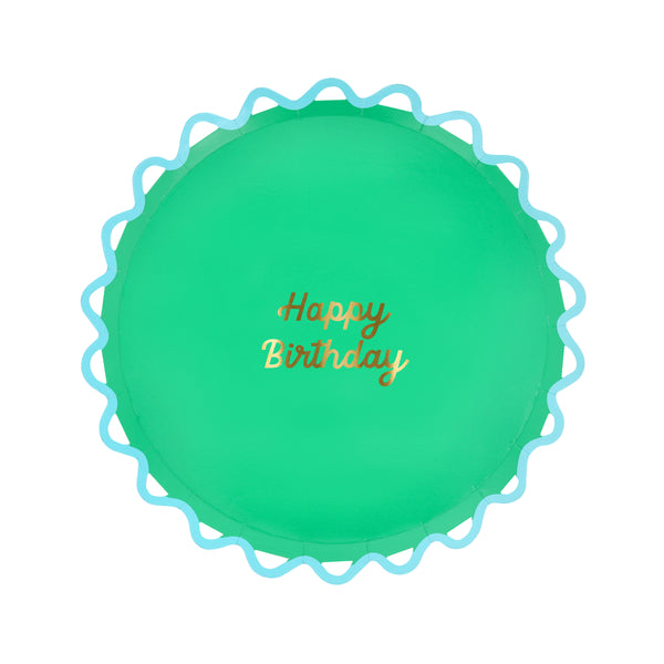 Our side plates are ideal as birthday party plates, featuring bright colours and a Happy Birthday message in shiny gold foil. Image7