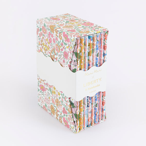 Our softcover notebooks, with Liberty floral print designs, are presented in a Liberty print designed box, a gorgeous gift for a writer. Image1