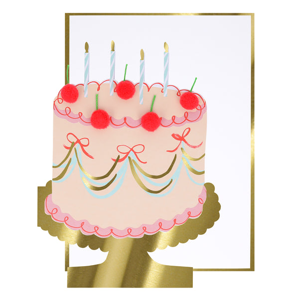 Our birthday cake card, decorated with pompom cherries, is a fabulous way to send birthday best wishes to a special someone. Image5