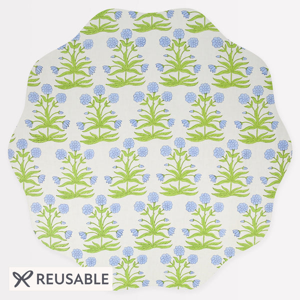 Our durable yet sophisticated floral patterned placemat, with a Molly Mahon pattern, is ideal for any special dinner party or meal. Image1