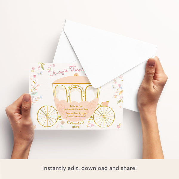 Princess Download & Print Invitation