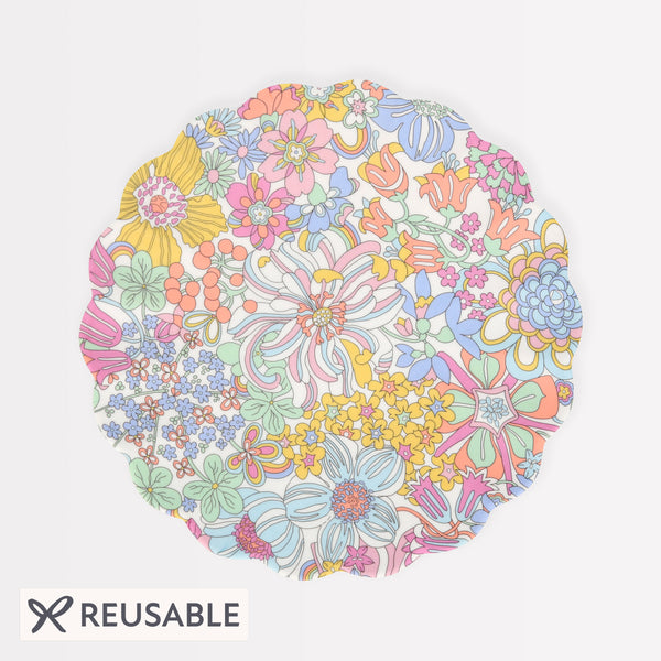 Our party plates are made with melamine and feature a fabulous floral Liberty design, ideal for picnics, garden parties and as side plates. Image1