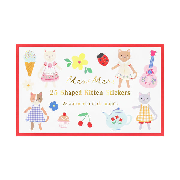 Our cute kitten stickers are ideal for creative kids to use to decorate notebooks, cards and tag, also perfect as fun party favours. Image3