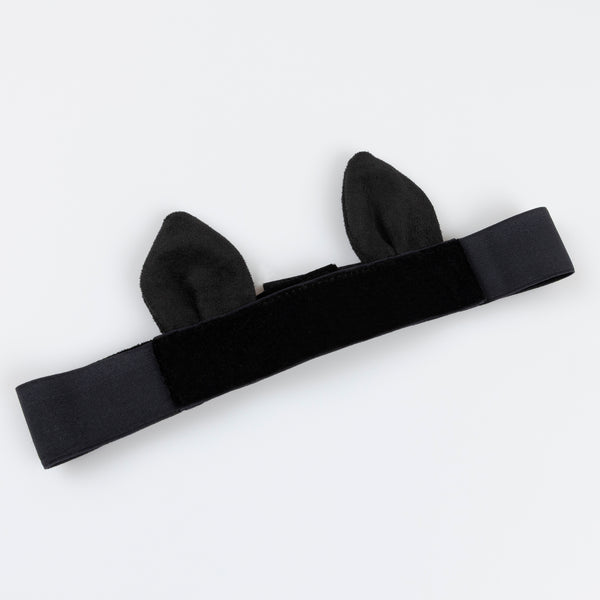 Our luxury black velvet bat costume features appliqued and embroidered wings with an adorable ear headband. Image4