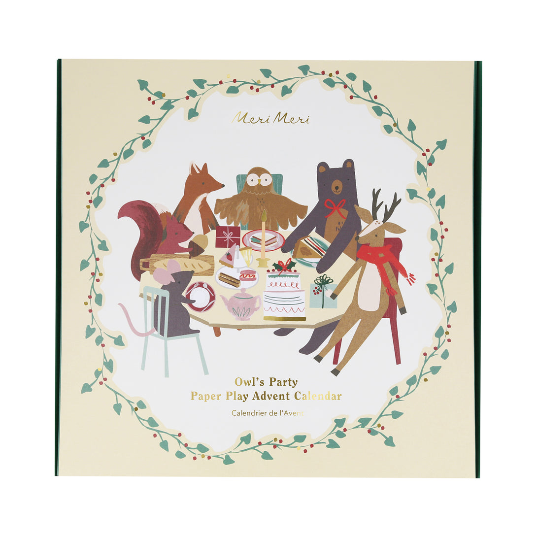 Our paper advent calendar is an interactive animal tea party, with lots of charming 3D details.