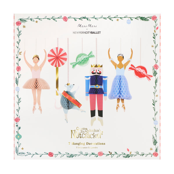 Have yourself a special Nutcracker Christmas with our hanging decorations set of characters from the iconic NYCB's rendition. Image4