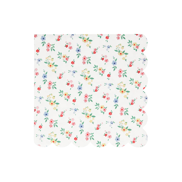 Use our large napkins, with floral designs, for table layering at your garden parties, bridal showers or as baby shower napkins. Image4