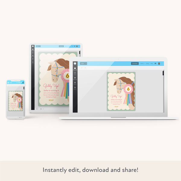 Cavalli Scarica e stampa l'invito