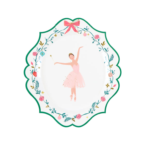Our Christmas paper plates, made in a size plate size, feature 8 different characters from the iconic New York City Ballet's The Nutcracker. Image6