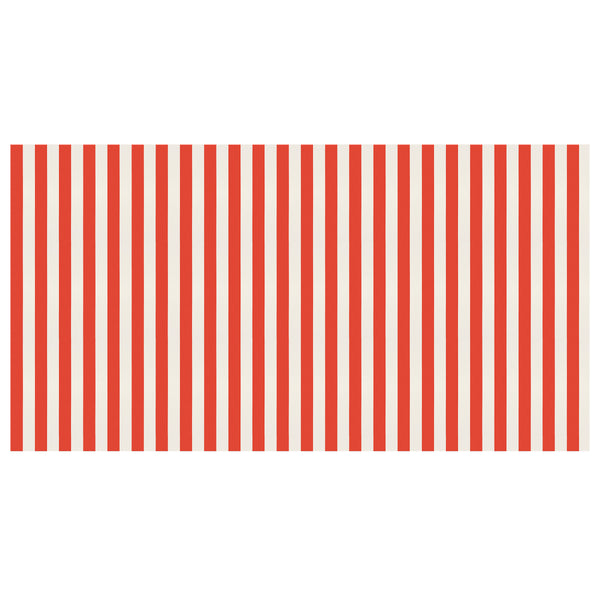Our red and white striped tablecloth is the perfect Christmas paper tablecloth for all your festivities. Image3