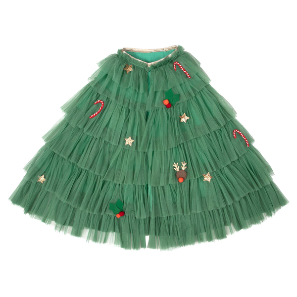 This gorgeous Christmas tree costume is made from tulle with delightful Christmas embellishments Image8