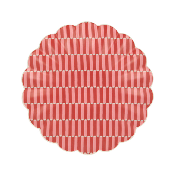 Our reusable side plates, made from melamine, feature Molly Mahon block print designs. Image5