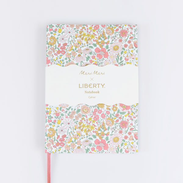 Our lined notebook has a pretty Liberty floral print design and a pink velvet ribbon bookmark, a wonderful gift for a writer. Image1