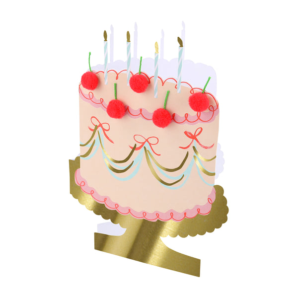 Our birthday cake card, decorated with pompom cherries, is a fabulous way to send birthday best wishes to a special someone. Image4