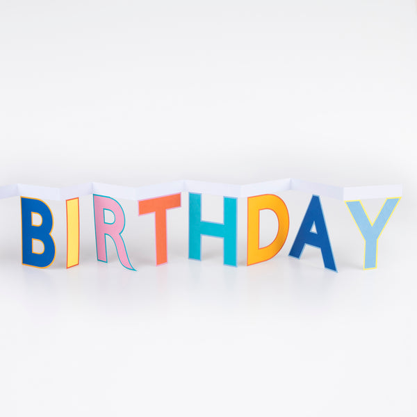 This birthday card is also a Happy Birthday banner, a fun way to send your birthday wishes to a special someone. Image3