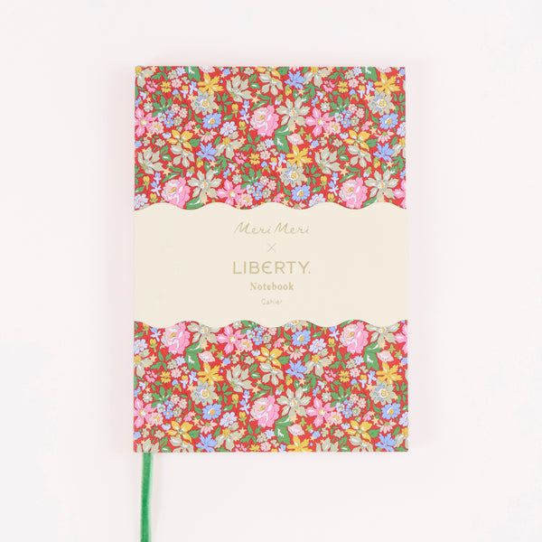 Our floral notebook features a Liberty print design cover, lined pages and a sage velvet ribbon bookmark, a wonderful Christmas gift for a writer. Image1