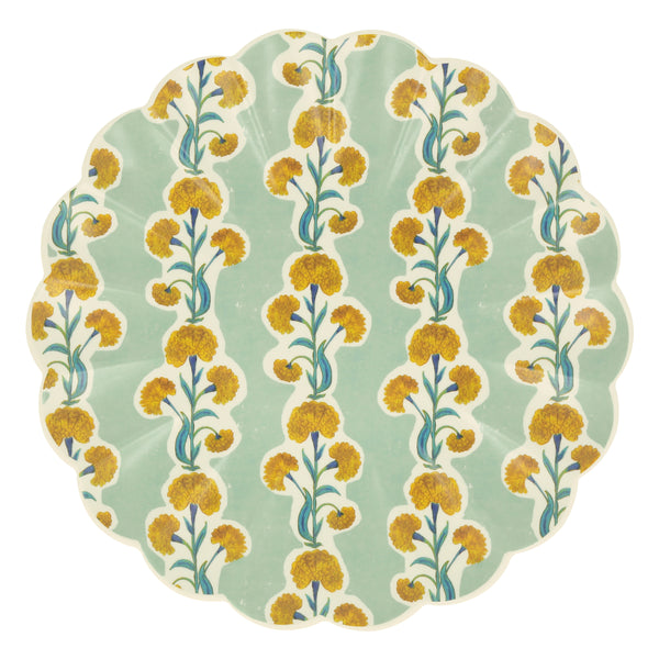 Our reusable large plates, made from melamine, feature Molly Mahon block print designs. Image9