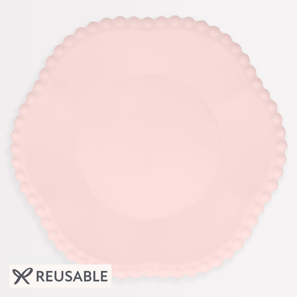 Our compostable plates, made from bamboo and sugar cane, look so sophisticated, ideal as baby shower plates, or for bridal showers. Image1