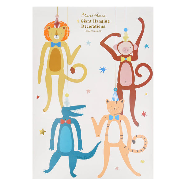 Add fun to a safari party or any celebration with our giant animal decorations, with moveable limbs. Image2