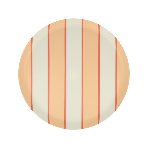 Our striped plates, made from recycled plastic, are fabulous reusable plates for all parties, including as cocktail plates. Image6