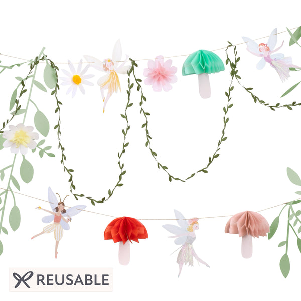 If you're looking for girls party decoration then you'll love our fairy party garland. Image1