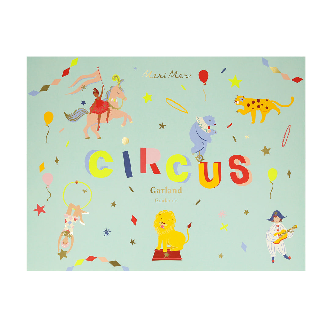 Our circus hanging decoration is perfect for a circus themed party, with lots of embellishments and 3D details.