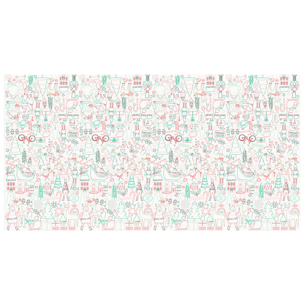 Our Christmas tablecloth is a paper tablecloth with Christmas icons to colour in, for lots of fun. Image3