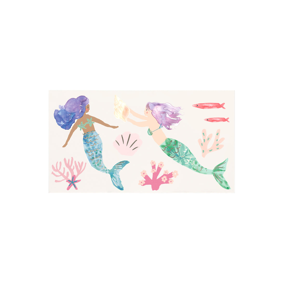 Mermaid Large Temporary Tattoos Image5