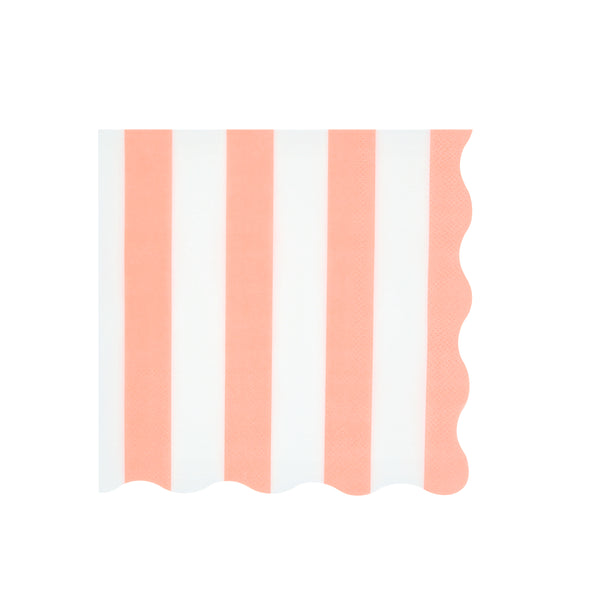 Our party napkins, made from 3-ply paper in a large size, features vibrant stripes in 6 colours, ideal for a pool party, beach party or picnic. Image6