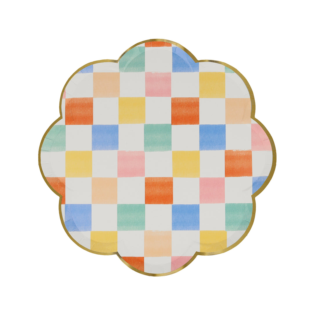 Our decorative plates include spotty plates, checked plates and striped plates in bright colours.