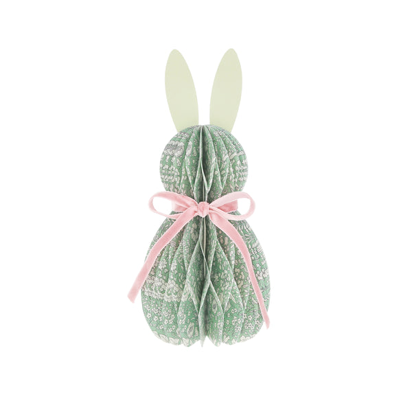 Make your Easter dinner table look so stylish with 3D bunny decorations with charming Liberty floral designs and velvet bows. Image5