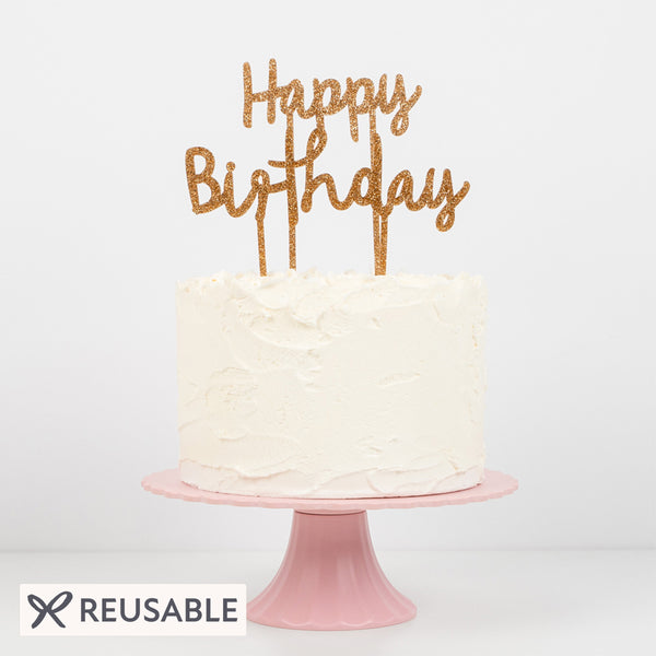 Happy Birthday Acrylic Toppers Image1