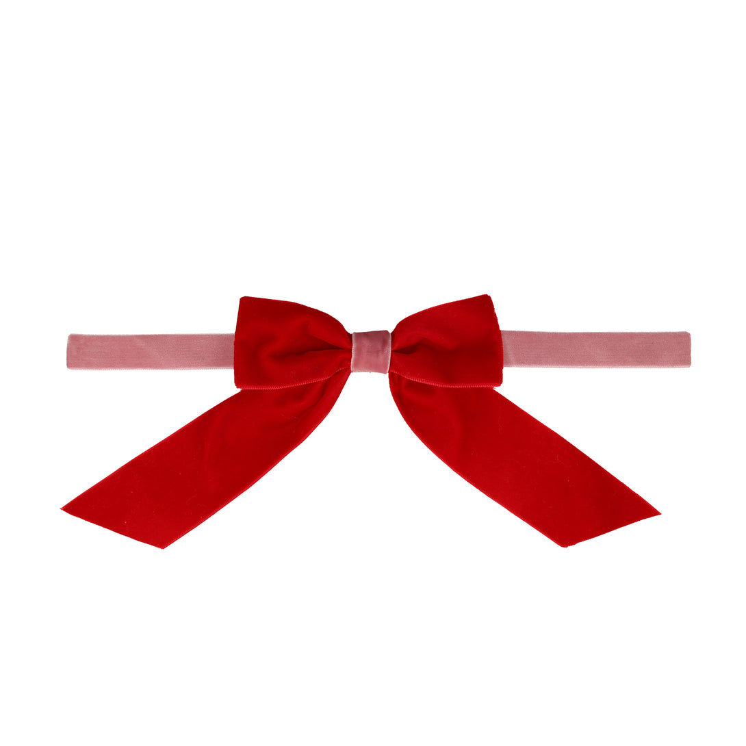 Our velvet bows make versatile Christmas gift box decoration ideas.