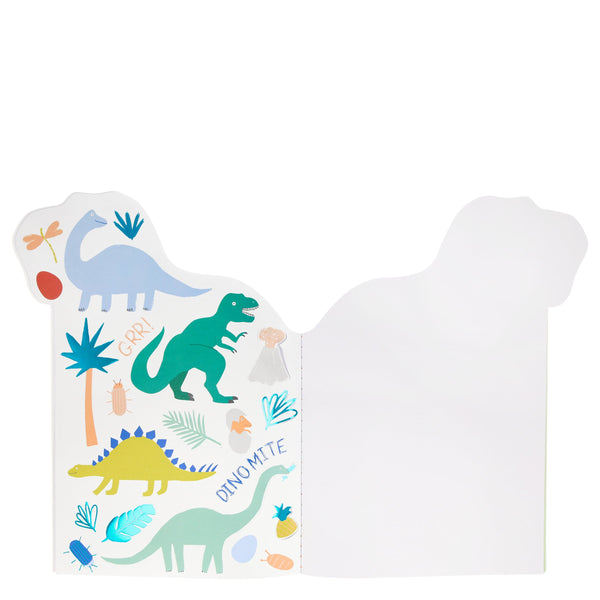 Creative kids who love dinosaurs will enjoy our sketch book filled with stickers, perfect to pop into dinosaur party bags. Image5