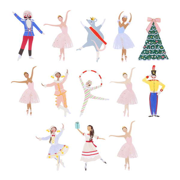 Our Christmas stickers feature beautiful designs based on New York City Ballet's The Nutcracker production, perfect as party favours. Image2