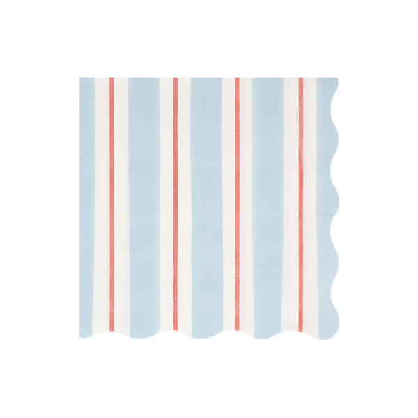 Our large paper napkins, with summery stripes, are ideal for picnics, beach parties and garden parties. Image4