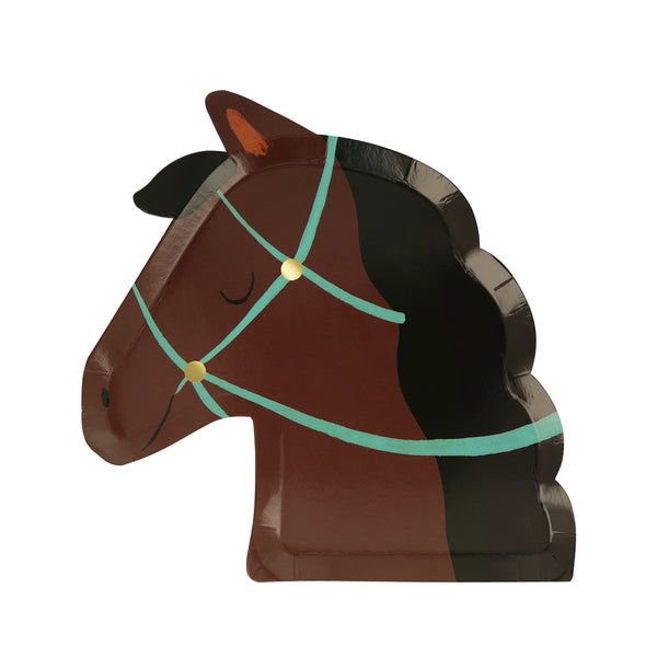 Our party plates, in the shape of horse heads, are perfect for a horse  birthday party. Image4