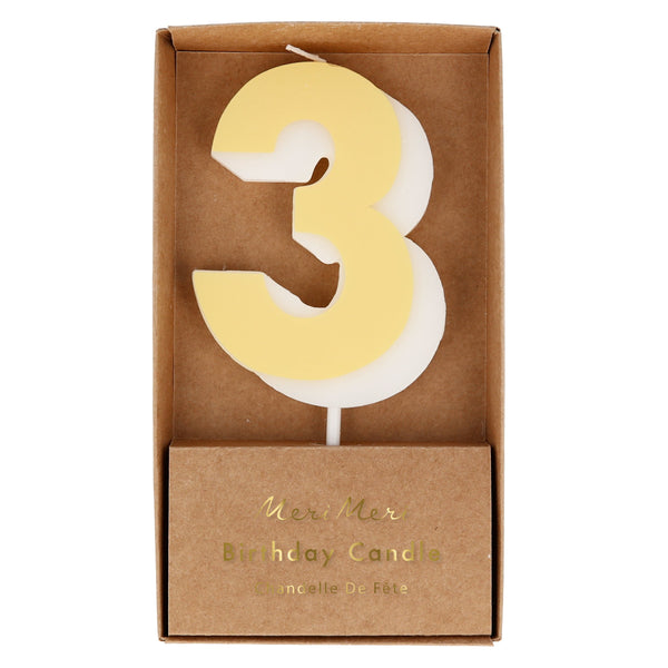 Number Candle 3,Number Candle 3 Image1